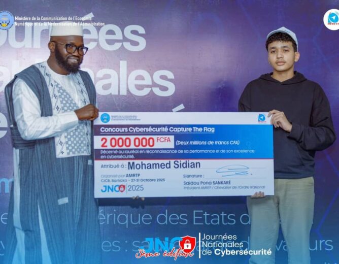 Mohamed Sidian, nigérien, sacré Champion du Concours Capture The Flag 2025