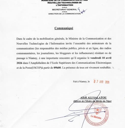 Rencontre Stratégique des Acteurs de la Communication dans le Cadre de la Mobilisation Générale