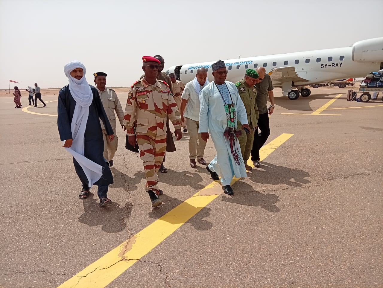 Coopération Niger-Algérie : Arrivée du Ministre Hamani Kargné à Agadez pour le lancement des travaux d’interconnexion par fibre optique